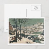 Jagers in de sneeuw - januari 1565 briefkaart (Voorkant / Achterkant)