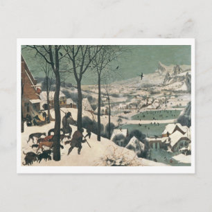 Jagers in de sneeuw - januari 1565 briefkaart