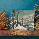 Jagers in de sneeuw - januari 1565 fotoplaat (Zijkant)