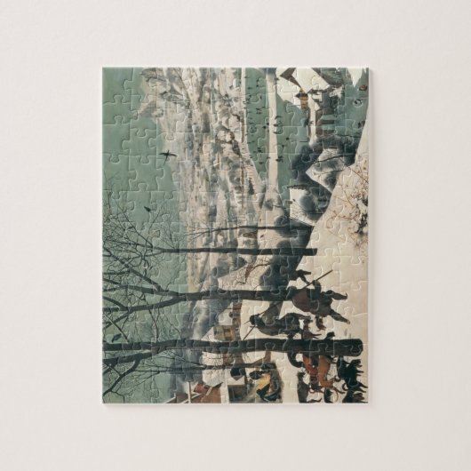 Jagers in de sneeuw - januari 1565 legpuzzel (Verticaal)