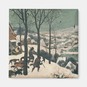 Jagers in de sneeuw - januari 1565 magneet