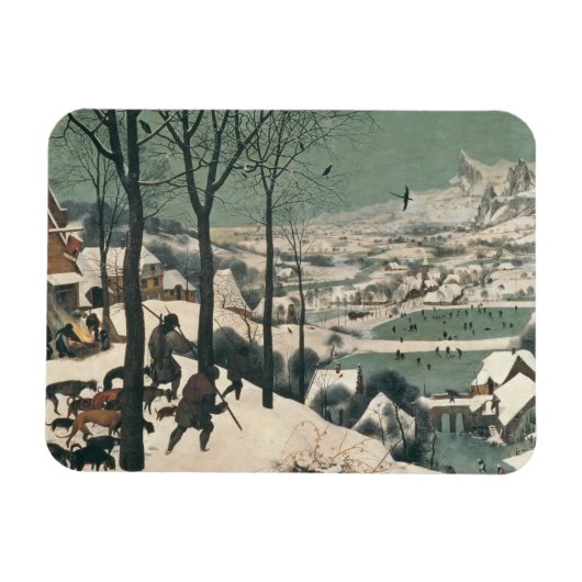 Jagers in de sneeuw - januari 1565 magneet (Horizontaal)