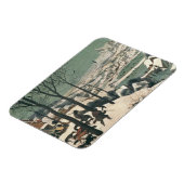 Jagers in de sneeuw - januari 1565 magneet (Linkerzijde)