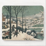 Jagers in de sneeuw - januari 1565 muismat<br><div class="desc">Collectie afbeelding nummer:  XAM324 Hunters in de sneeuw - Januari,  1565. Bruegel,  Pieter de Elder (c.1525-69) olie op doek. Kunsthistorisches Museum,  Wenen,  Oostenrijk.  1565</div>