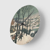 Jagers in de sneeuw - januari 1565 ronde klok (Hoek)