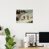 Jagers in de sneeuw of de stropers poster (Thuiskantoor)