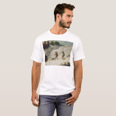 Jagers in de sneeuw of de stropers t-shirt (Voorkant volledig)