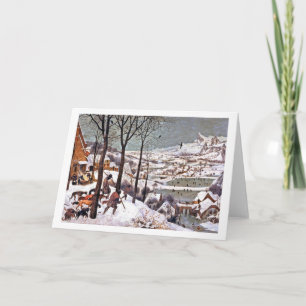 Jagers in de sneeuw, Pieter Bruegel de Oudere Kaart