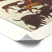 Jagers in de sneeuwpop Brueghel de Ouderen 1565 Poster (Hoek)