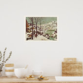 Jagers in de sneeuwpop Brueghel de Ouderen 1565 Poster (Keuken)