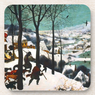 Jagers in het Sneeuwlandschap Pieter Bruegel Bier Onderzetter