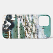 Jagers in het Sneeuwlandschap Pieter Bruegel Case-Mate iPhone Case (Achterkant (horizontaal))