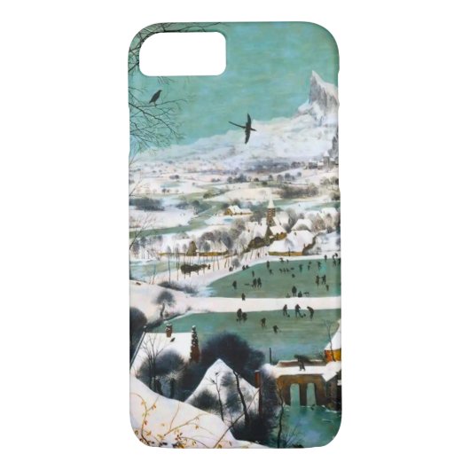 Jagers in het Sneeuwlandschap Pieter Bruegel Case-Mate iPhone Case (Achterkant)