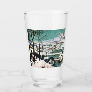 Jagers in het Sneeuwlandschap Pieter Bruegel Glas