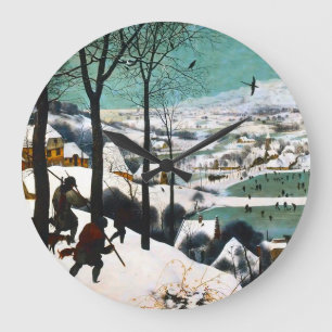 Jagers in het Sneeuwlandschap Pieter Bruegel Grote Klok