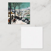 Jagers in het Sneeuwlandschap Pieter Bruegel Informatiekaartje (Voorkant / Achterkant)