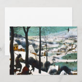 Jagers in het Sneeuwlandschap Pieter Bruegel Kaart (Voorkant / Achterkant)