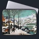 Jagers in het Sneeuwlandschap Pieter Bruegel Laptop Sleeve<br><div class="desc">Laptophoes met Pieter Bruegel de Oudere’s olieverf op hout The Hunters in the Snow (1565). Een dorp gedrapeerd in de sneeuw verwelkomt terug een groep jagers en honden. Dorpsbewoners schaats op de ijzige meren. Een vrolijk kerstcadeau!</div>