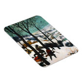 Jagers in het Sneeuwlandschap Pieter Bruegel Magneet (Rechterzijde)