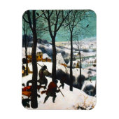 Jagers in het Sneeuwlandschap Pieter Bruegel Magneet (Verticaal)