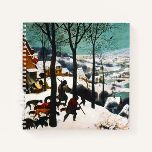 Jagers in het Sneeuwlandschap Pieter Bruegel Notitieboek