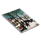 Jagers in het Sneeuwlandschap Pieter Bruegel Notitieboek (Rechterzijde)