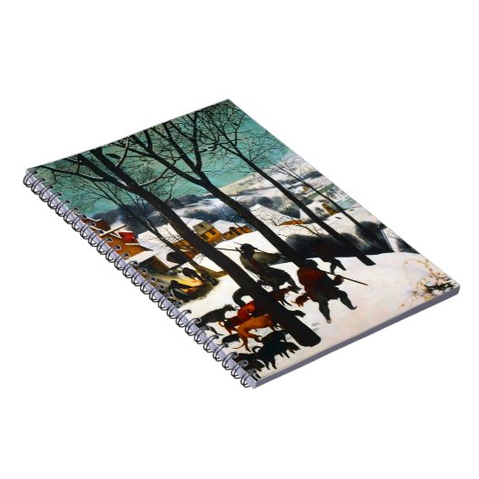 Jagers in het Sneeuwlandschap Pieter Bruegel Notitieboek (Rechterzijde)