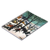 Jagers in het Sneeuwlandschap Pieter Bruegel Notitieboek (Linkerzijde)