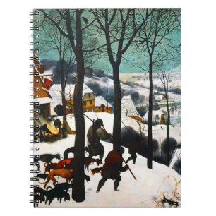 Jagers in het Sneeuwlandschap Pieter Bruegel Notitieboek