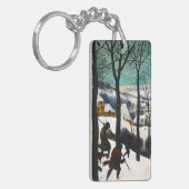 Jagers in het Sneeuwlandschap Pieter Bruegel Sleutelhanger (Voorkant Links)