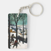 Jagers in het Sneeuwlandschap Pieter Bruegel Sleutelhanger (achterkant)