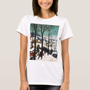 Jagers in het Sneeuwlandschap Pieter Bruegel T-shirt
