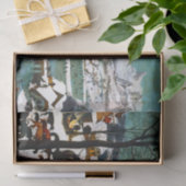 Jagers in het Sneeuwlandschap Pieter Bruegel Tissuepapier (Geschenk)