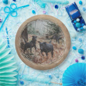 Jagers , levenspartners Jagdanger Paper Plat Papieren Bordje (Feest)