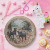 Jagers , levenspartners Jagdanger Paper Plat Papieren Bordje (Feest)