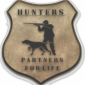 Jagers, levenspartners sticker (Voorkant)