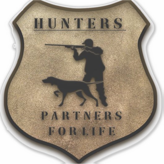 Jagers, levenspartners sticker (Voorkant)