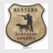 Jagers, levenspartners sticker (Vel)