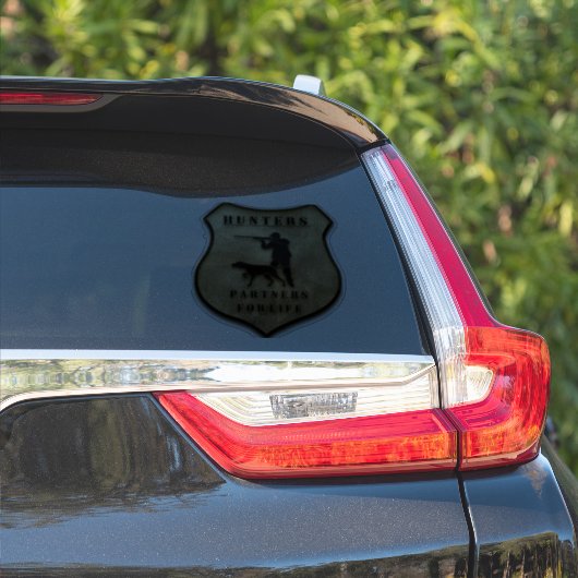 Jagers, levenspartners sticker (Auto Zijkant)