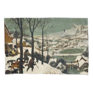 Jagers op de sneeuw (door Pieter Bruegel de Oudere Kussensloop