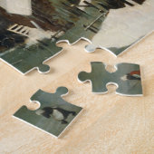 Jagers op de sneeuw (door Pieter Bruegel de Oudere Legpuzzel (Zijkant)