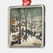 Jagers op de sneeuw (door Pieter Bruegel de Oudere Metalen Ornament (Links)