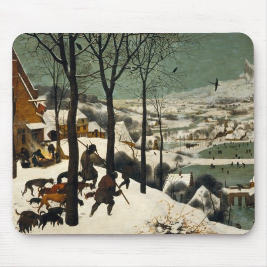 Jagers op de sneeuw (door Pieter Bruegel de Oudere Muismat (Voorkant)