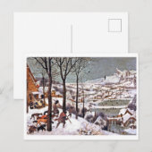 Jagers op de sneeuw, Pieter Bruegel en Ouderen Briefkaart (Voorkant / Achterkant)