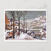 Jagers op de sneeuw, Pieter Bruegel en Ouderen Briefkaart (Voorkant)