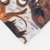 Jagers op de sneeuw, Pieter Bruegel en Ouderen Fleece Deken (Hoek)