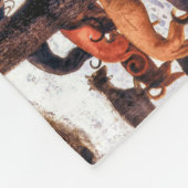 Jagers op de sneeuw, Pieter Bruegel en Ouderen Fleece Deken (Hoek)