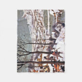 Jagers op de sneeuw, Pieter Bruegel en Ouderen Fleece Deken (Voorkant)