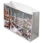Jagers op de sneeuw, Pieter Bruegel en Ouderen Groot Cadeauzakje (Achterkant Gekanteld)