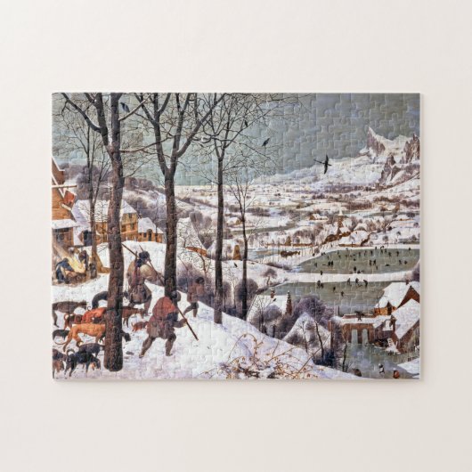Jagers op de sneeuw, Pieter Bruegel en Ouderen Legpuzzel (Horizontaal)